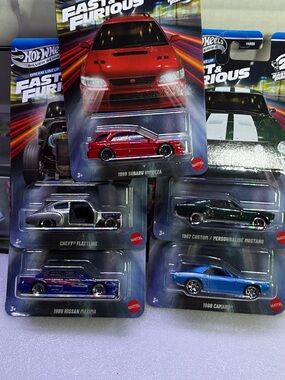 Hot wheels Fast & Furious dream line up set